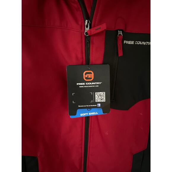 NWT-Free Country Boy's Soft Shell Hooded Jacket Size Medium - Picture 5 of 6